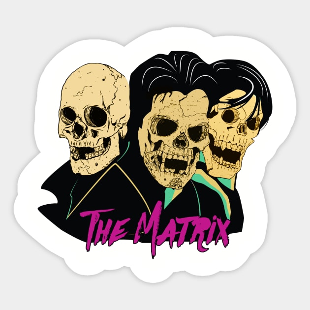 UNDEAD MATRIX Sticker by theanomalius_merch